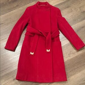 Diane Von Furstenberg Red wool Coat